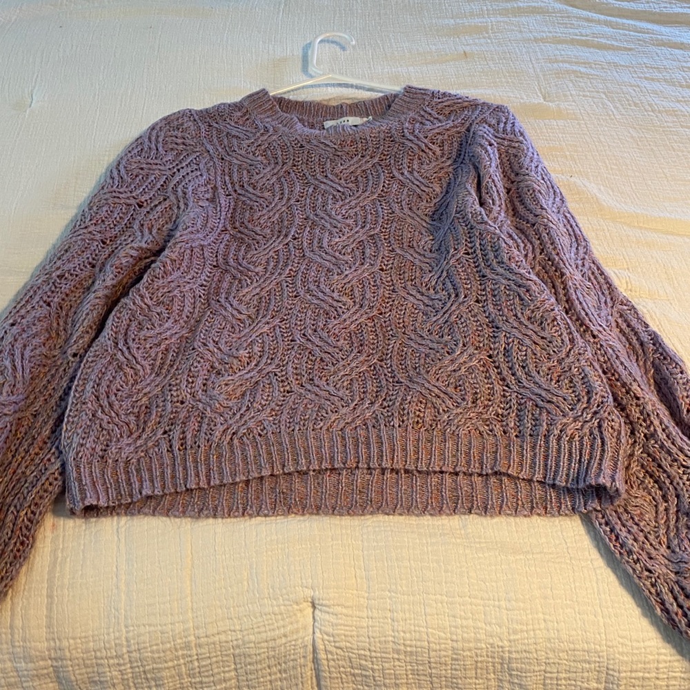Gorgeous purple knitted sweater
